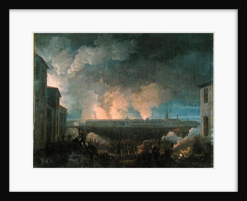 The Bombardment of Vienna by the French Army, 11th May 1809 by Baron Louis Albert Bacler d'Albe