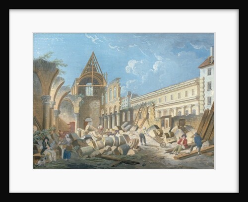 Demolition of the Couvent des Cordeliers, c.1802 by Pierre Antoine Demachy