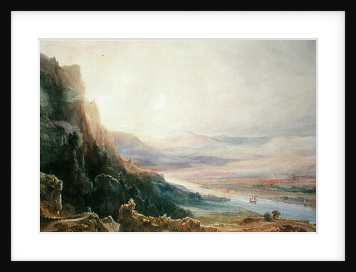 Perth Landscape, 1850 by Jean Antoine Theodore Gudin