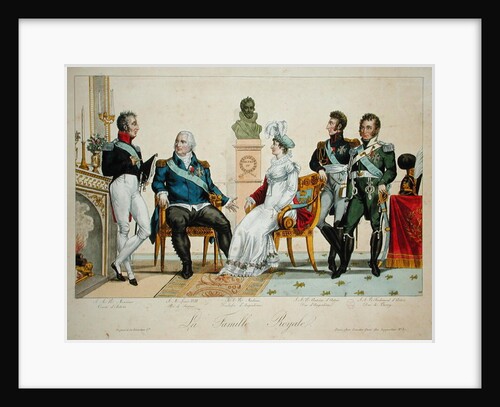 Louis XVIII and his Family by French School