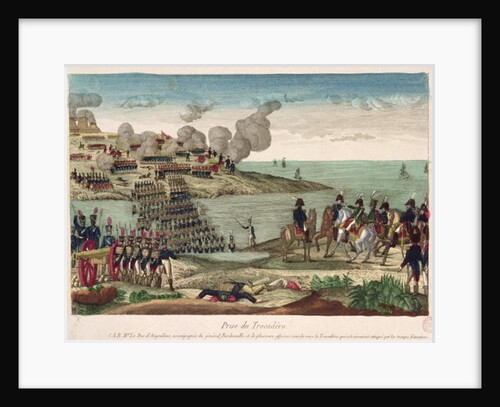 Siege of Trocadero by Louis-Antoine de France Duc d'Angouleme, 31st August 1823 by French School