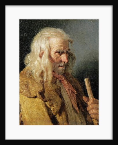 Portrait of a Breton Peasant, 1834 by Jean-Jacques Francois Monanteuil
