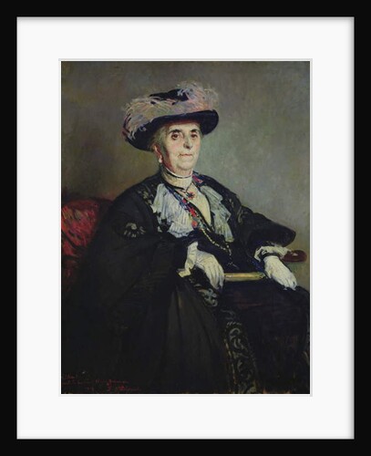 Second study for a portrait of Madame Henri Germain, 1913 by Jacques-Emile Blanche