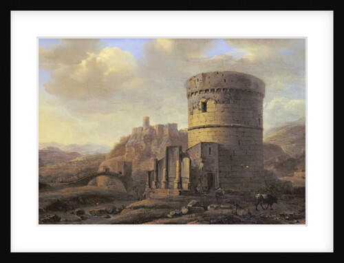 Roman Landscape: The Tomb of Cecilia Metella by Jacob de Heusch