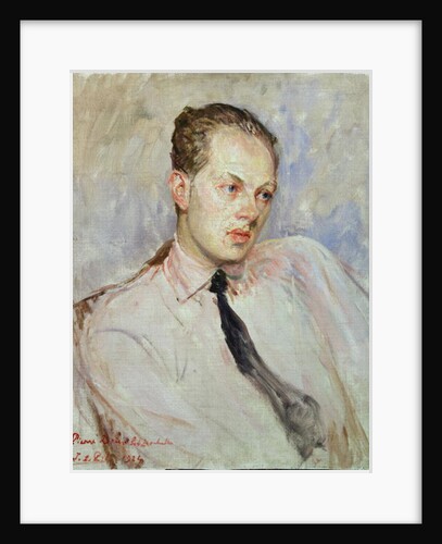 Study for a portrait of Pierre Drieu La Rochelle 1924 by Jacques-Emile Blanche