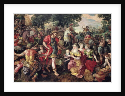 David and Abigail or Alexander and the Family of Darius by Maarten de Vos