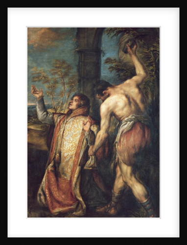 The Martyrdom of St. Stephen by Diego Polo