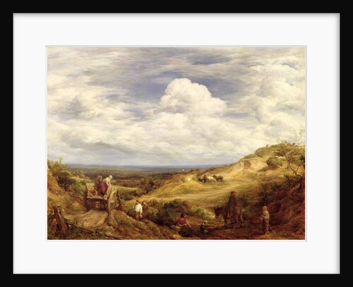 Sand Pits, Hampstead Heath, 1849 by John Linnell