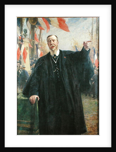 Paul Deroulede Making a Speech at Bougival, January 1913 by Fernand Cormon