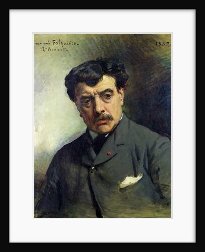 Portrait of Alexander Falguiere 1887 by Leon Joseph Florentin Bonnat