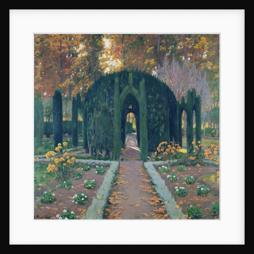 La Glorieta 1909 by Santiago Rusinol i Prats