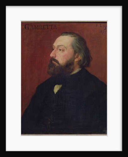 Leon Gambetta 1875 by Alphonse Legros