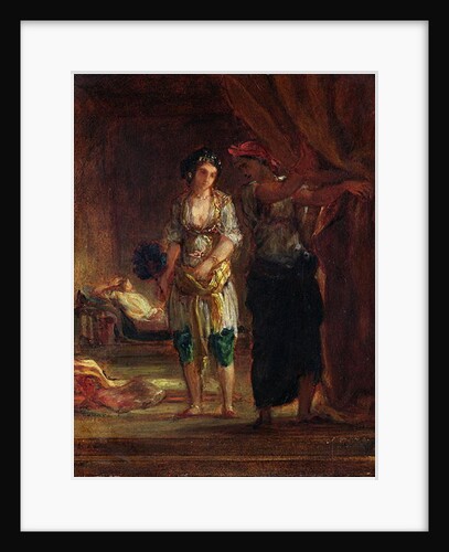 Interior of a Harem in Oran, c.1847 by Ferdinand Victor Eugene Delacroix