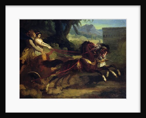 Ancient Chariot Race by Theodore Gericault