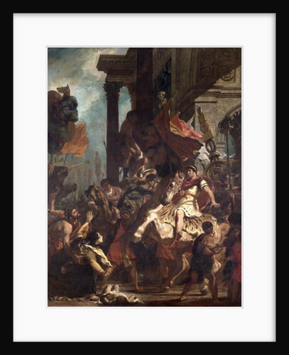 The Justice of Trajan 1840 by Ferdinand Victor Eugene Delacroix