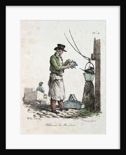 The Lamplighter by Antoine Charles Horace Vernet