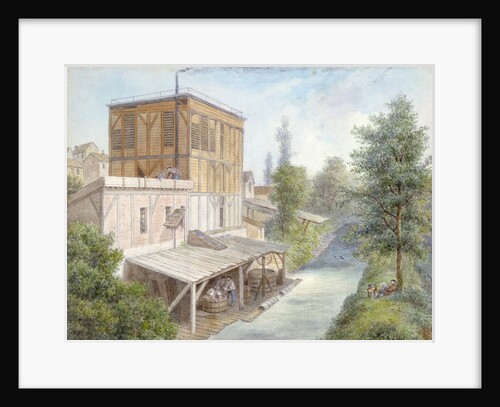 The Bievre at Gentilly, 1865 by Isodore Laurent Deroy