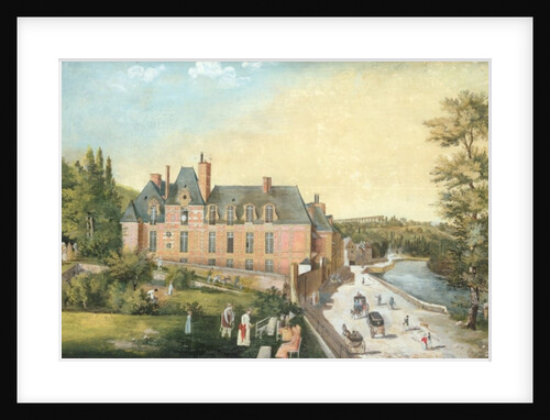 The Chateau de la Chaussee, Bougival by French School