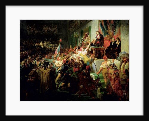 Francois Boissy d'Anglas Saluting the Head of the Deputy Jean Feraud 1 Priarial An III 1830 by Felix Auvray