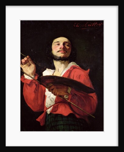 Self Portrait by Charles Louis Lucien Muller