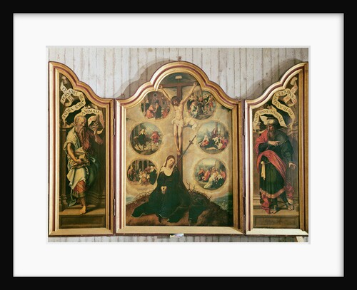 Triptych of the Seven Sorrows of the Virgin, c.1520-35 by Bernard van & Campana Pedro (1503-80) Orley