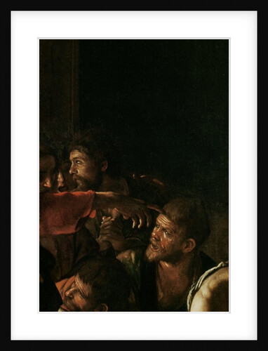 Resurrection of Lazarus by Michelangelo Merisi da Caravaggio