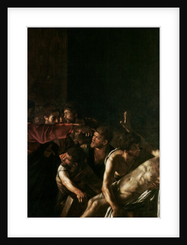 Resurrection of Lazarus by Michelangelo Merisi da Caravaggio