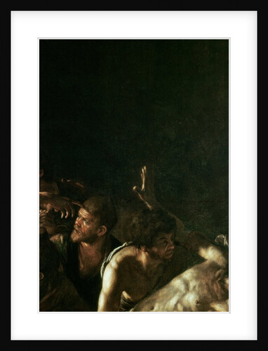 Resurrection of Lazarus by Michelangelo Merisi da Caravaggio