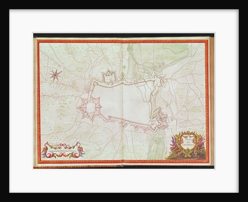 Ms. 986, Vol.1 Plan and Map of Cambrai by Sebastien Le Prestre de Vauban