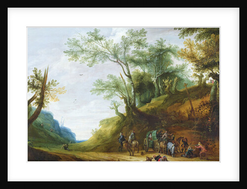 Thieves Attacking a Carriage by Peeter Snayers