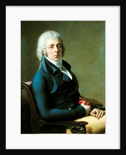 Portrait of Citizen Bourgeon 1800 by Anne Louis Girodet de Roucy-Trioson