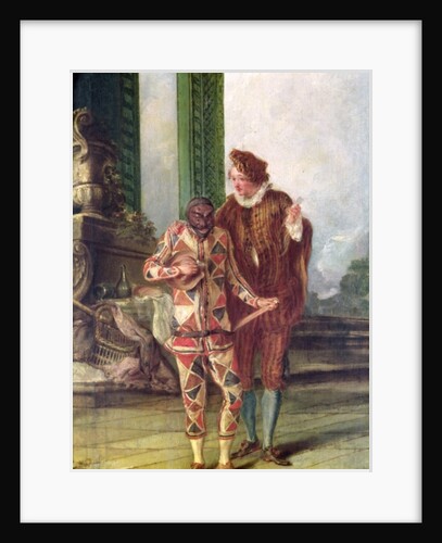 Scene from the Commedia dell'Arte by French School