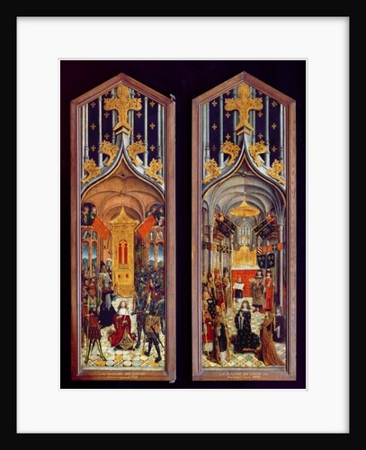 The Coronation of David and Louis XII 1501 by French School