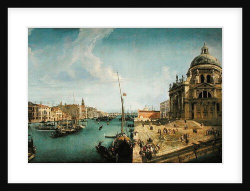 Entrance to the Grand Canal and Santa Maria della Salute, Venice by Michele Marieschi