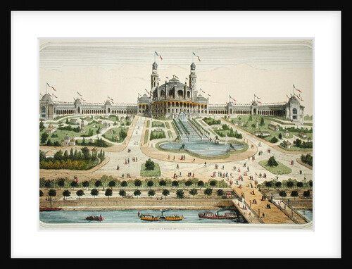 The Palais du Trocadero at the Exposition Universelle in Paris in 1878 by French School