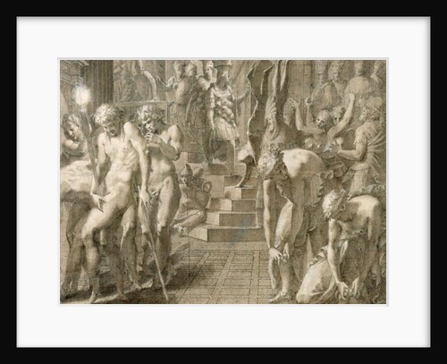 Masquerade at Persepolis by Francesco Primaticcio