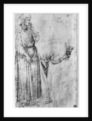 Two figures by Michelangelo Buonarroti