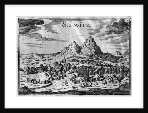 View of Schwyz by French School