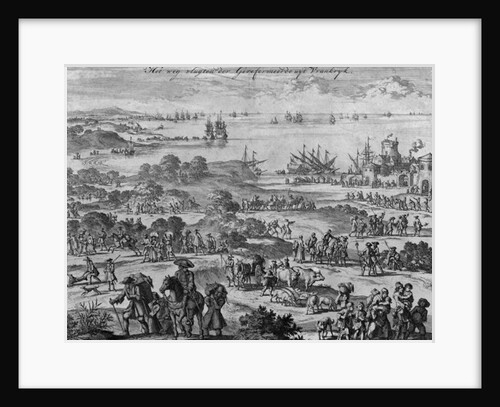 Protestants leaving France by Jan Luyken