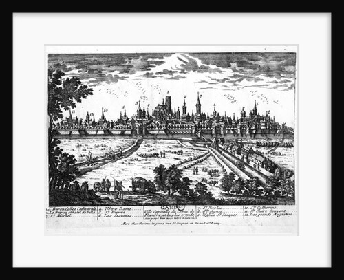 View of Ghent by French School