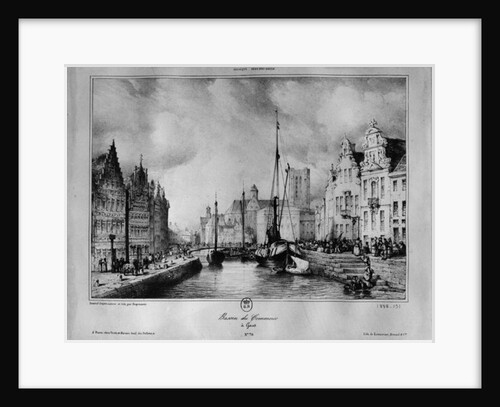 View of Ghent by Francois Joseph Dupressoir