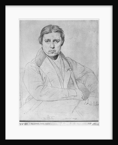 Self Portrait, 1835 by Jean Auguste Dominique Ingres