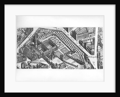 Plan of Paris, known as the 'Plan de Turgot' by Louis Bretez