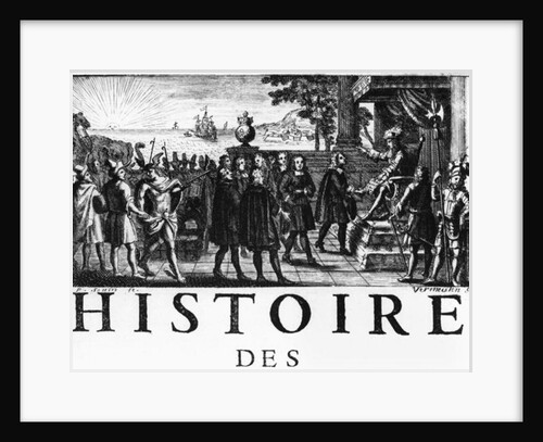 Foundation by Louis XIV, king of France, of the Oriental India Company by Adam Frans van der Meulen