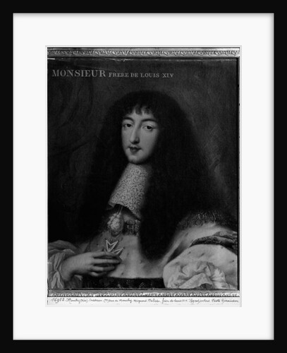 Portrait of Philippe Duc d'Orleans by Pierre Mignard