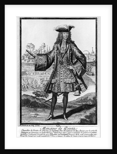 Jean Bernard Desjean Baron de Pointis by Henri Bonnart