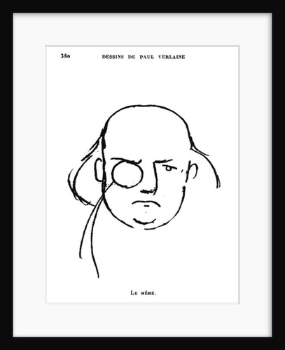 Portrait of Charles Leconte de Lisle by Paul Verlaine