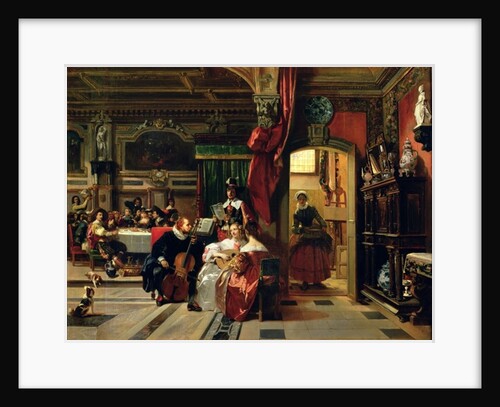 Sir Anthony van Dyck in London, 1837 by Camille-Joseph-Etienne Roqueplan