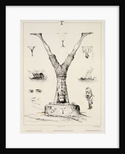 Letter Y from an alphabet primer by Victor Adam