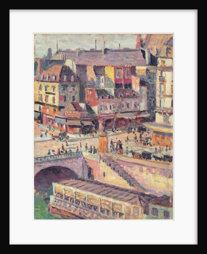 The Pont Saint-Michel and the Quai des Orfevres, Paris, c.1900-03 by Maximilien Luce